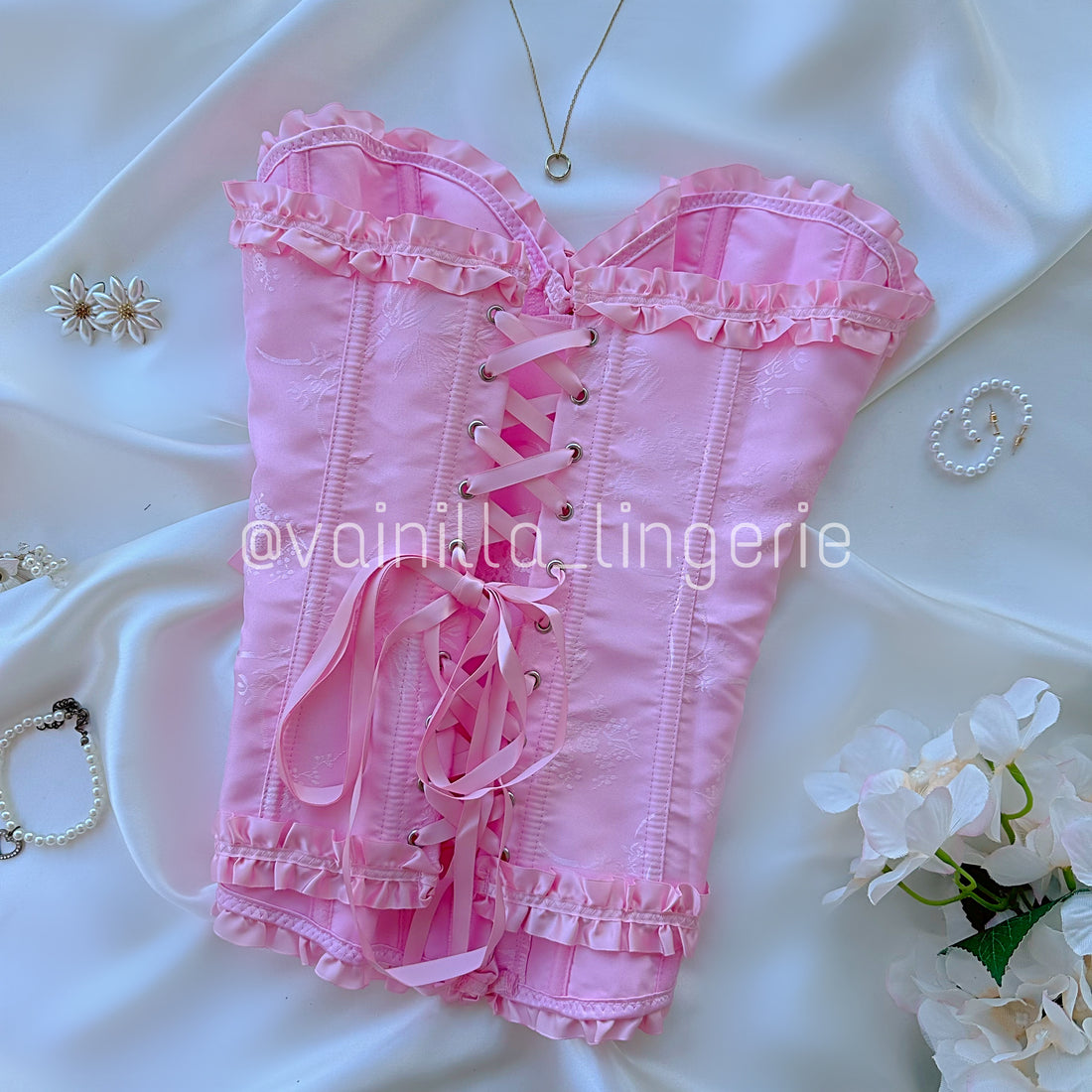 Corset Princesa Rosado - Bella durmiente
