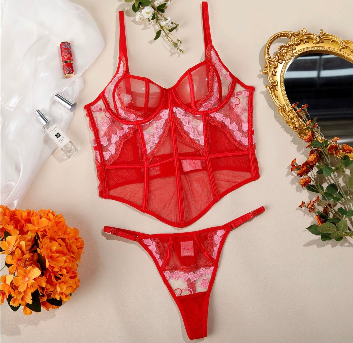 Set Corset Emily con tanga