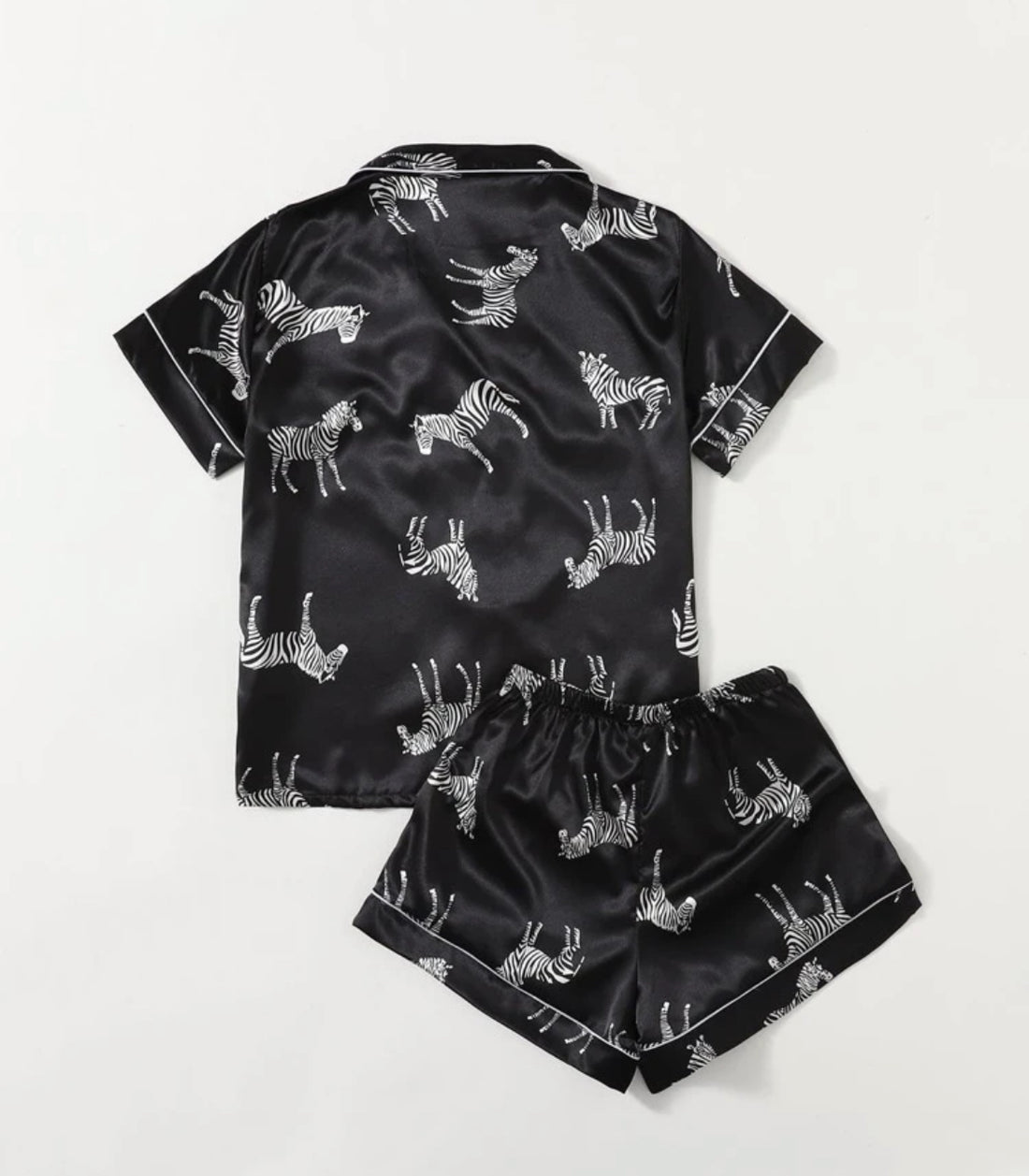 Pijama Satin Zebra dos piezas