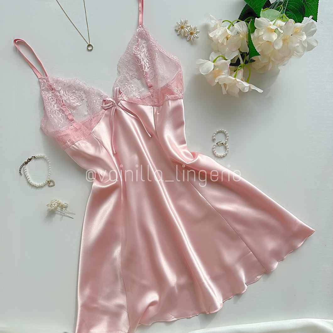 Pijama Ana Rosado Satin