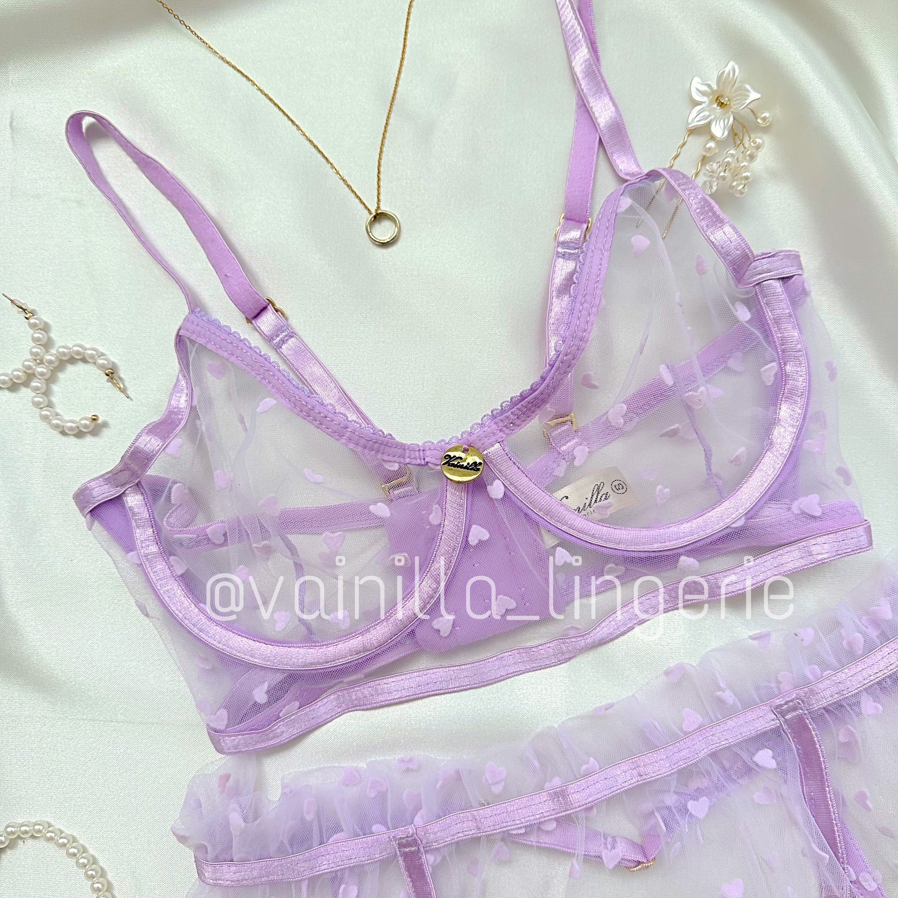 Corazoncitos Lila