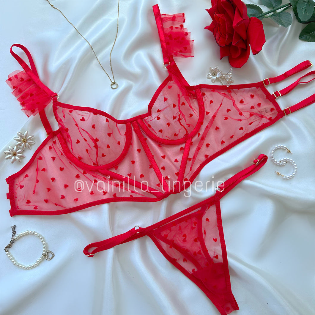 Set Claire Rojo