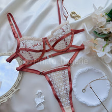 Cargar imagen en el visor de la galería, Set cappuccino terracota con crema
