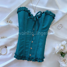 Cargar imagen en el visor de la galería, Corset Princesa Azul Marino Jazmín
