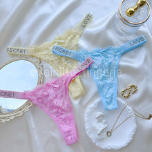 Cargar imagen en el visor de la galería, Tripack tangas pastel amarillo, azul y rosado
