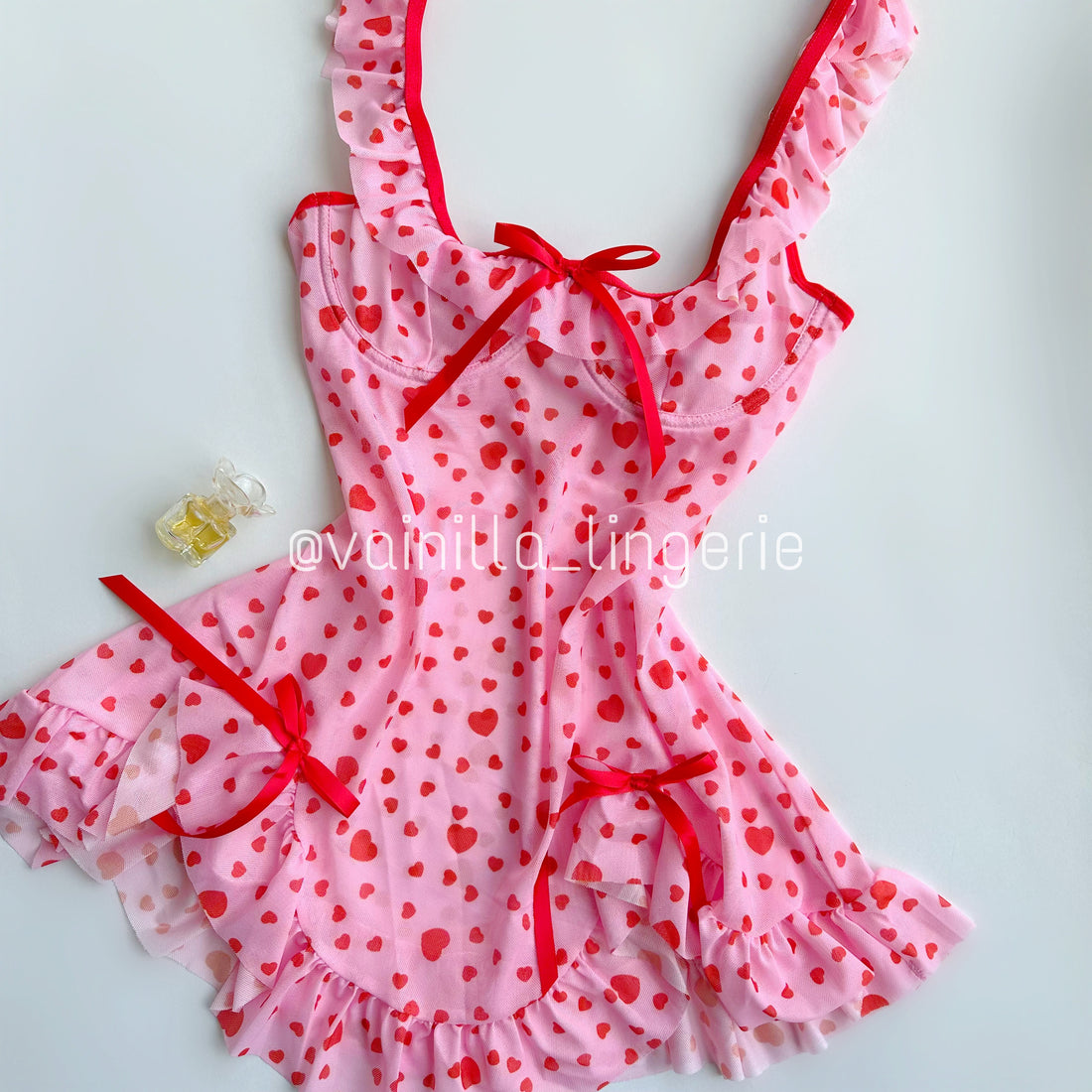 Set Kitty Rosado con hilo