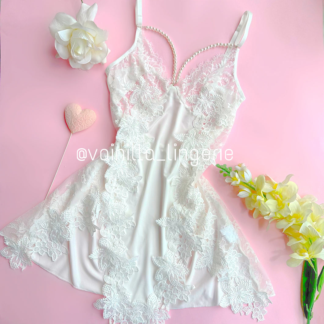 Pijama Vestido Blanco Bride