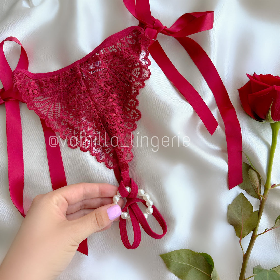 Tanga Hilo Mariposa Vino