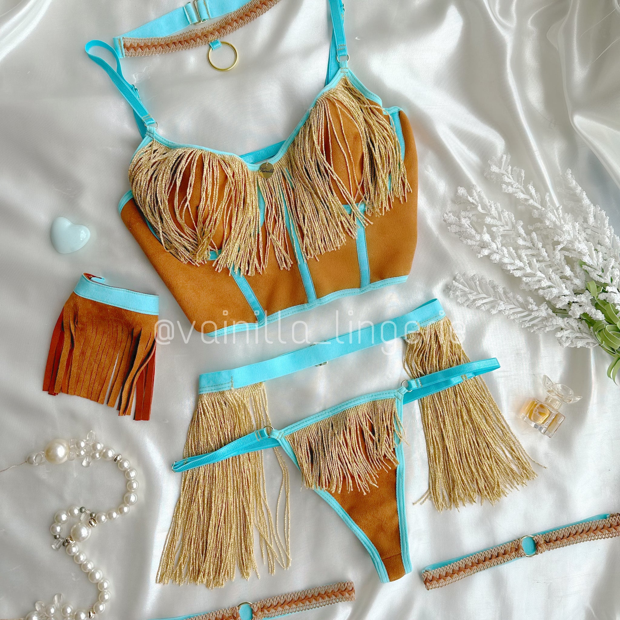 Set Pocahontas  Vainilla Lingerie