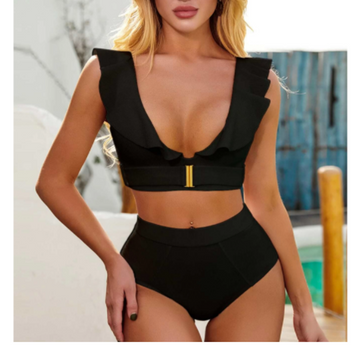 Bikini Crop Negro
