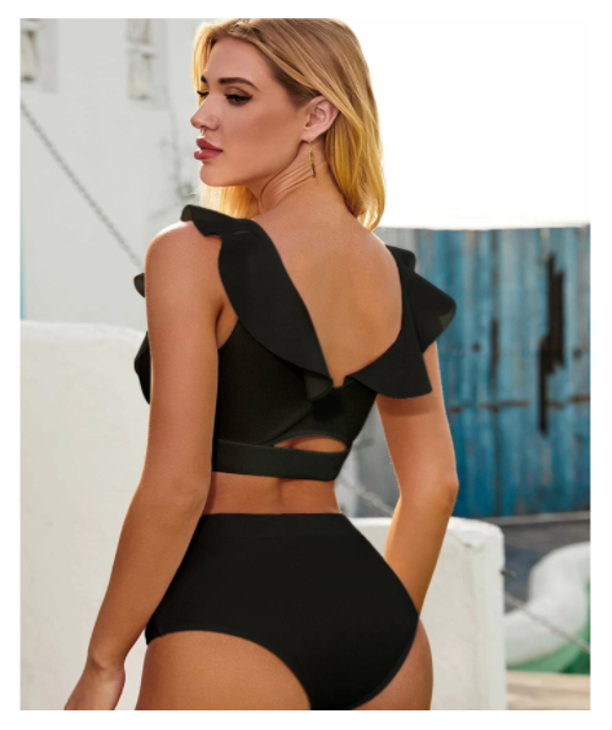 Bikini Crop Negro