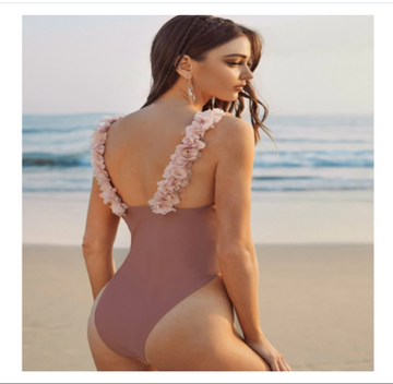 Vestido de Baño Enterizo Brisa con flores