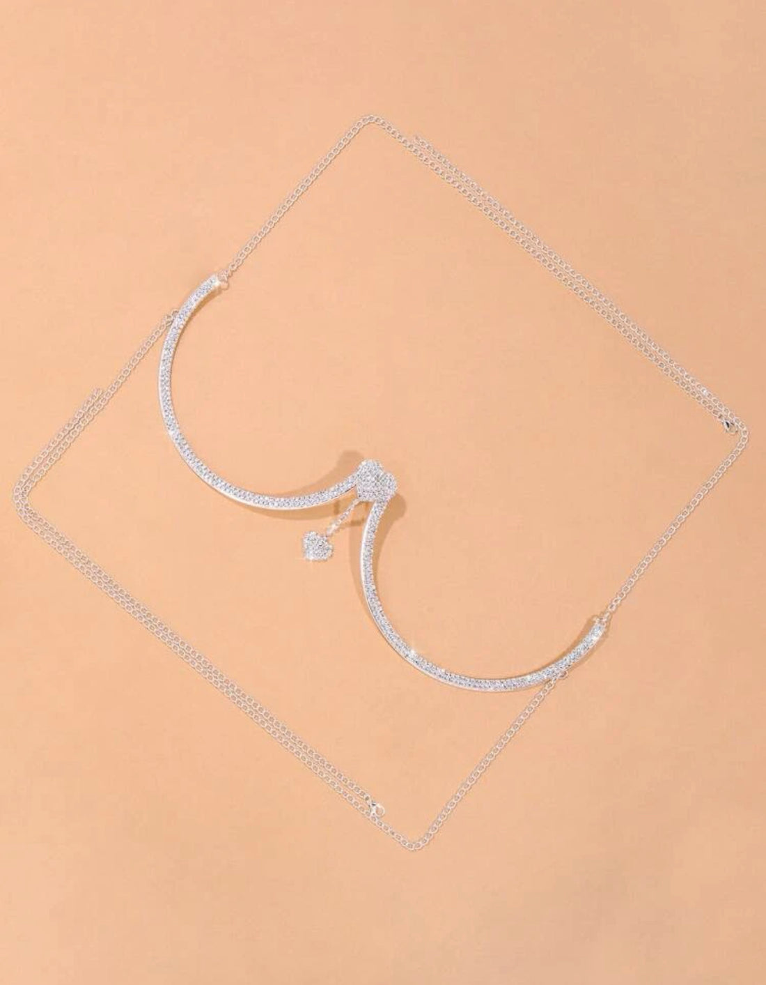 Bra brillante con corazón