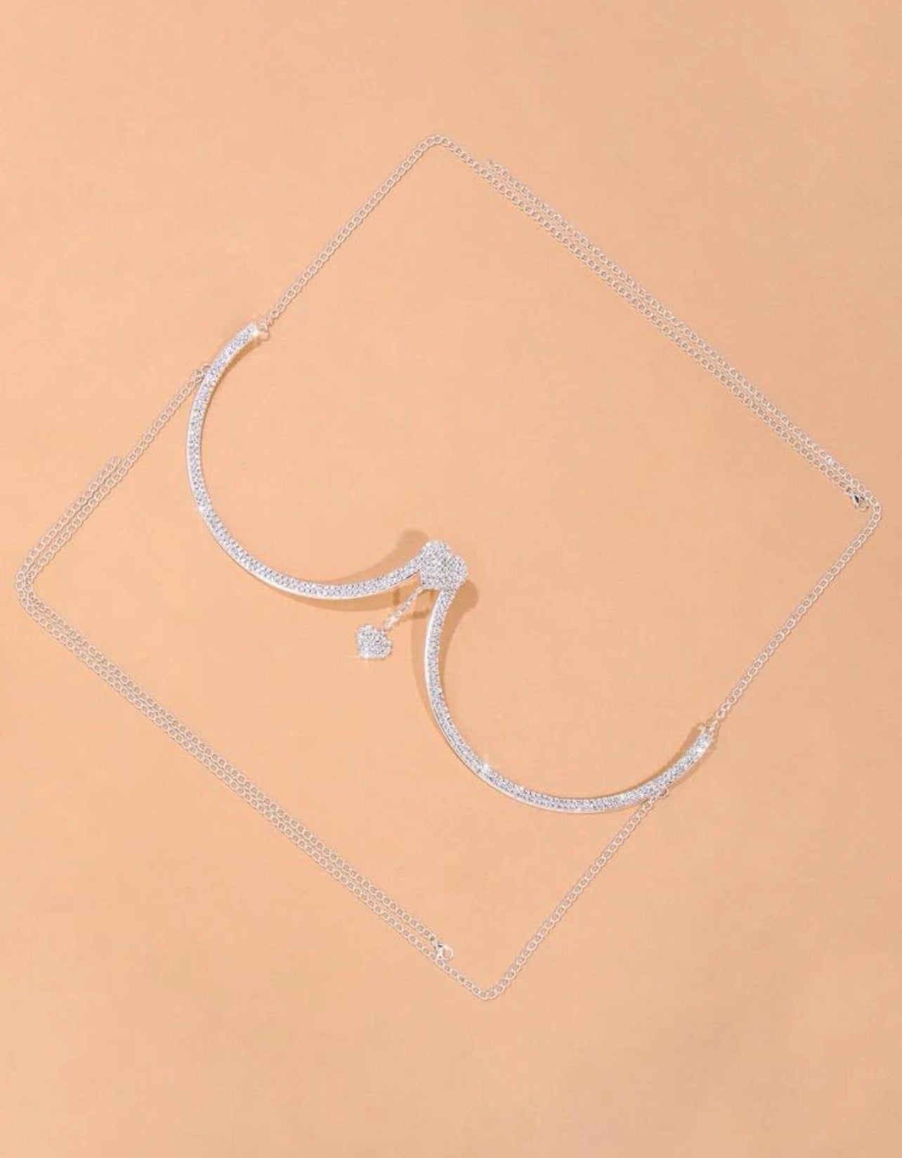 Bra brillante con corazón